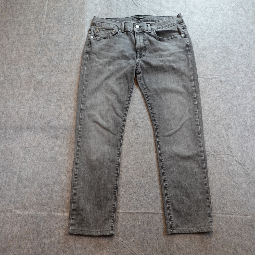 Modern American Jeans Mens 34 Washed‎ Black Fig Skinny Montana